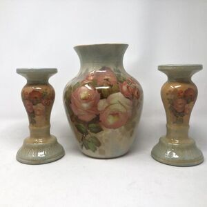 3 PC SET-2 Candle Holder and Flower Vase